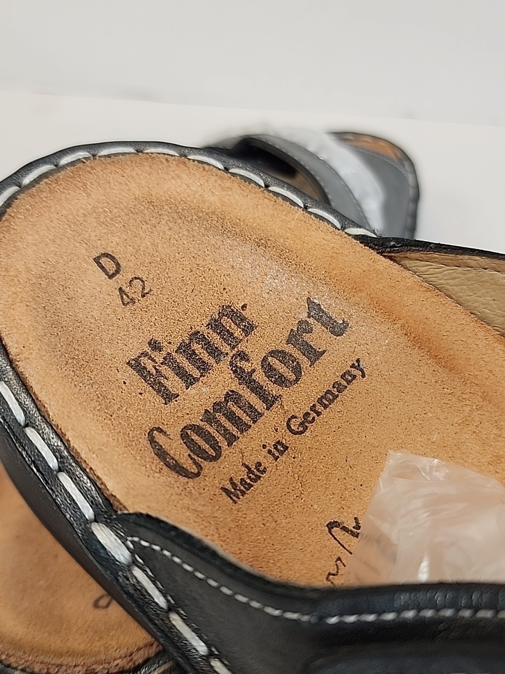 Finn Comfort Jamaica Volcano Pewter Slide Sandals EUR 42 - Picture 7 of 16